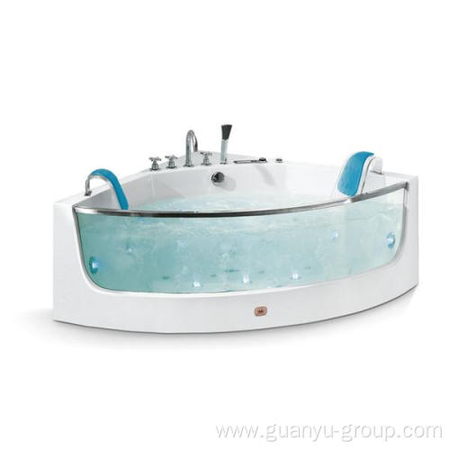 Acrylic & Glass Single Indoor Bathtub